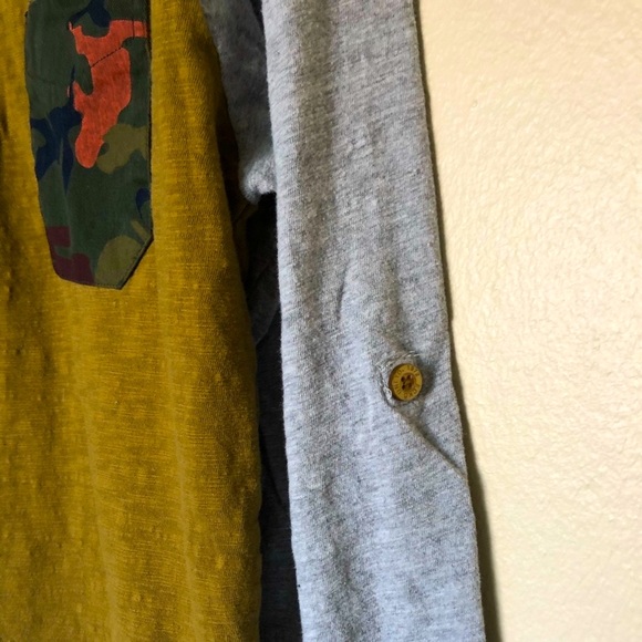 Eckō Unltd long-sleeve camo pocket Henley - Picture 7 of 8